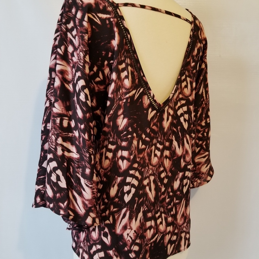 JESSICA SIMPSON Womens "Reece" Boho Shirt Size S - Picture 7 of 8